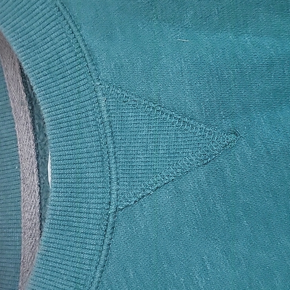 🌻4 for $15🌻 large turquoise heathered sweatshirt - Picture 2 of 5